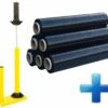 Sparset 6 Rollen Handstretchfolie Handwickelfolie Schwarz Mit Abroller B'STAR -Backzeug Laden 0f00e3e6 d594 472c b688 ce3ab1e9b671