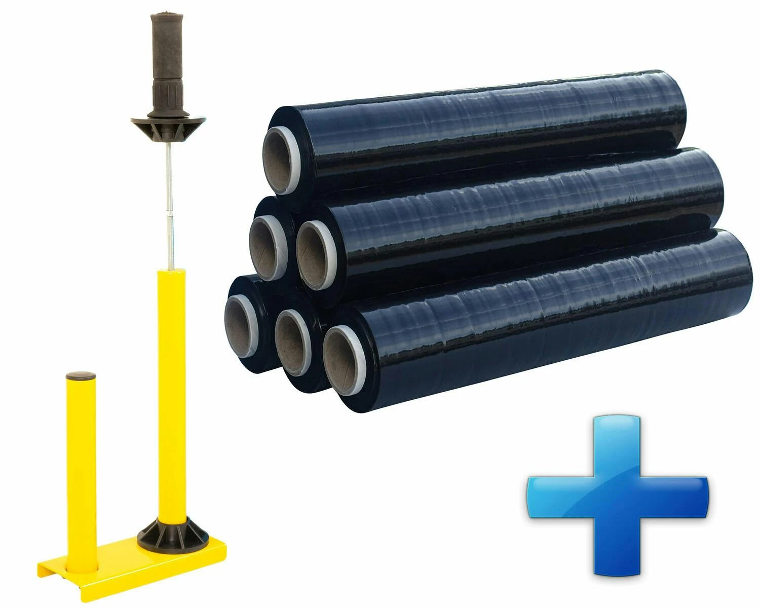 Sparset 2 Rollen Handstretchfolie Handwickelfolie 17my 45cm Mit Abroller B'STAR 7 Sparset 2 Rollen Handstretchfolie Handwickelfolie 17my 45cm Mit Abroller B'STAR – Bild 5