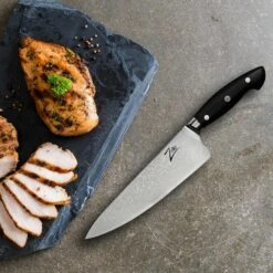 Executive-Plus Serie 8` Kochmesser 61 HRC Edelstahl Schwarz 15 Executive-Plus Serie 8` Kochmesser 61 HRC Edelstahl Schwarz -Backzeug Laden 15c98065 b94e 4df5 9e97 d2712ca5d08a 1