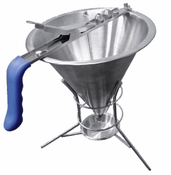 Hendi Garniertrichter Profi Line, Ø 19 X 22 Cm, ABS/Edelstahl, Ergonomischer Griff, Geschirrspülergeeignet, Für Sossen Und Fondant, Silber