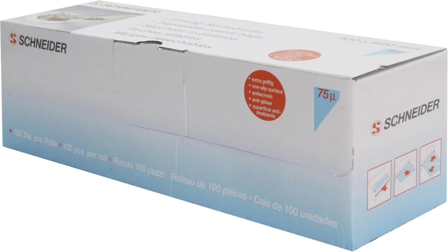Schneider® Schneider - Einweg-Spritzbeutel, Geschlossene Spitze 530 X 275 Mm, 75 My, Gerollt Farbe Blau 100 Stk./Box 7 Schneider® Schneider - Einweg-Spritzbeutel, Geschlossene Spitze 530 X 275 Mm, 75 My, Gerollt Farbe Blau 100 Stk./Box – Bild 5