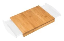 Schneidebrett Mit Auffangschale Je 2 Herausnehmbaren Aus Bambus Und Kunststoff