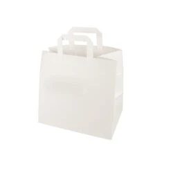 PAPSTAR 400 Tragetaschen, Papier 25 Cm X 26 Cm X 17 Cm Weiss Mit Tragegriff -Backzeug Laden 22aa1c1e 432e 475f a392 ed08a0a7405d