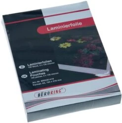 Büroring Laminierfolie, 65 X 95 Mm, 125 Mikron, Für Visitenkarte, 1 Packung = 100 Stück -Backzeug Laden 29882f21 a752 41d3 8a18 9fa22997fcd1 5