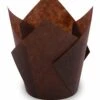 100x Muffin-Tulip-Wraps Dunkelbraun 160x160 Mm -Backzeug Laden 2aae7265 7cd9 4b47 bc9a 568843e607c3