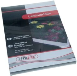 Laminierfolien, DIN A4 (303 X 216 Mm), Abheftlochung, 100 Mic, VE = 1 Packung = 100 Stück. -Backzeug Laden 2c983c4b 4c69 4a45 b49d 39338df24b3d 1