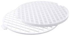 Contacto Gitterstanze, 2-teilig, Weiß