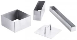 5x Schaumspeisenform, Edelstahl, Fläche: 10 Cm X 3 Cm, Höhe: 4,5 Cm -Backzeug Laden 39cec704 6780 4093 b65f e37cc7f4134d 5