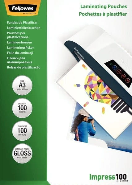 Leitz Laminierfolie 16919 DIN A3 100mic 100 St./Pack. 6 Leitz Laminierfolie 16919 DIN A3 100mic 100 St./Pack. – Bild 4