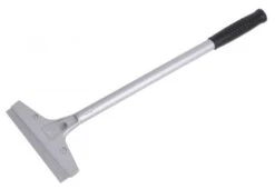 3x Stielschaber Ummanteltes 18 Mm Stahlrohr Mit Schwarzem Kunststoffgriff, Klingenhalterung