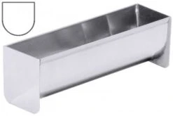 2x Contacto Portionsdachrinne, Edelstahl Länge: 13,5 Cm, Breite: 4 Cm, Höhe: 4,5 Cm, Volumen: 0,16 L