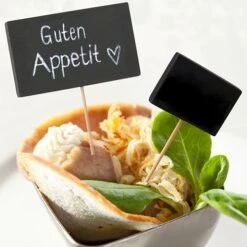PAPSTAR 600 Fingerfood - Spieße 8,5 Cm "Blackboard" -Backzeug Laden 5e3f08de b3b7 4c2c b1ef 098c4847d441