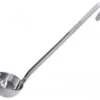 2x Contacto Schöpfkelle, Edelstahl, Volumen: 0,33 L, Durchmesser: 11 Cm, Stiellänge: 42 Cm
