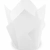 100x Muffin-Tulip-Wraps Weiß 160x160 Mm