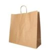 PAPSTAR 25 Tragetaschen, Papier 35 Cm X 35 Cm X 14 Cm Braun Mit Gedrehtem Tragegriff