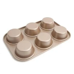 CHEFMADE | 6 Mulden Bowl Backform | 305x198x48mm | Champagnergold | Antihaft- & Silikonbeschichtet | Befüllbare Kuchen | Mug Cake| Bowls | Dessertform 14 CHEFMADE | 6 Mulden Bowl Backform | 305x198x48mm | Champagnergold | Antihaft- & Silikonbeschichtet | Befüllbare Kuchen | Mug Cake| Bowls | Dessertform -Backzeug Laden 7014cb92 2a44 4baf 90f7 1bcb479820b2