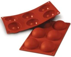 Silikonform, Backform, Halbkreis 60 Mm, Silikomart