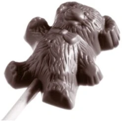 1 X SCHNEIDER Schokoladen-Form Lolli - Teddybär -K 48x37x15