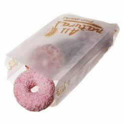 500x Bäckerbeutel ALL NATURA Aus Pergamin Kunststofffrei 14+6 X 28 Cm