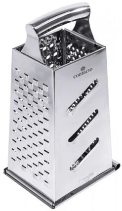 3x Parmesanreibe Mit Auffangbehälter, Aus Edelstahl 18/0, Hochglänzend, Mit Ergonomischem -Backzeug Laden 98930c95 07f6 4f8c 8de0 9f1eb58ea5f2 3