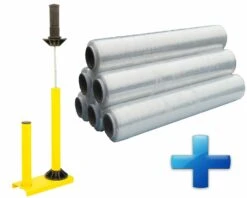 Sparset 6 Rollen Handstretchfolie Handwickelfolie 20my 50cm Mit Abroller DE LUXE -Backzeug Laden 9e765cab a433 4541 a820 892b7dcf9180 5