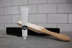 KAI Streichriemenset Mit Poliercreme Buche / Juchtenleder