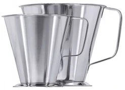 2x Contacto Ölkanne, Edelstahl, Volumen: 0,5 L, Höhe: 15 Cm -Backzeug Laden ac75de49 a3f8 4c5f 9bae cbb9c32c15ca 4