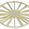 5x Contacto Tortenteiler. Cremefarbenes Polypropylen. Höhe: 2.5 Cm. Durchmesser: 26.5 Cm. Segmente: 8 / 12 -Backzeug Laden af2a6186 524e 4116 8eb0 0281f7cecbe3 4
