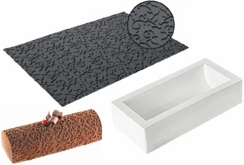 Backset "Tablette", Silikonform, Silikomart, 25 X 9 X 7 Cm 6 Backset "Tablette", Silikonform, Silikomart, 25 X 9 X 7 Cm – Bild 4