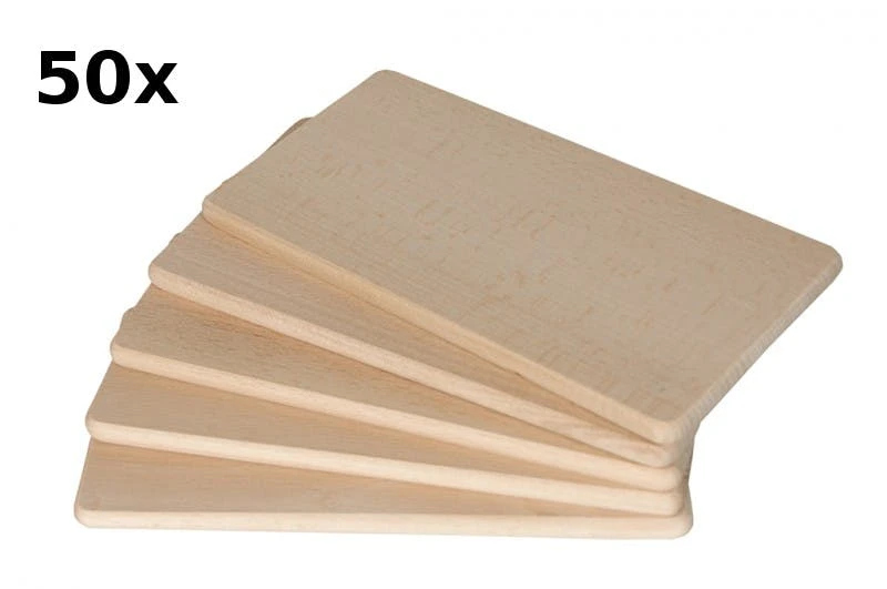 Frühstücksbrettchen Aus Buche 22x12x1 Cm, 100er Pack 6 Frühstücksbrettchen Aus Buche 22x12x1 Cm, 100er Pack – Bild 4