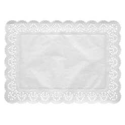 PAPSTAR 2000 Spitzenpapiere Eckig 53 Cm X 32,5 Cm Weiss