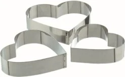 1 X SCHNEIDER Tortenring "Herz" 180 Mm 180 X 50 Mm