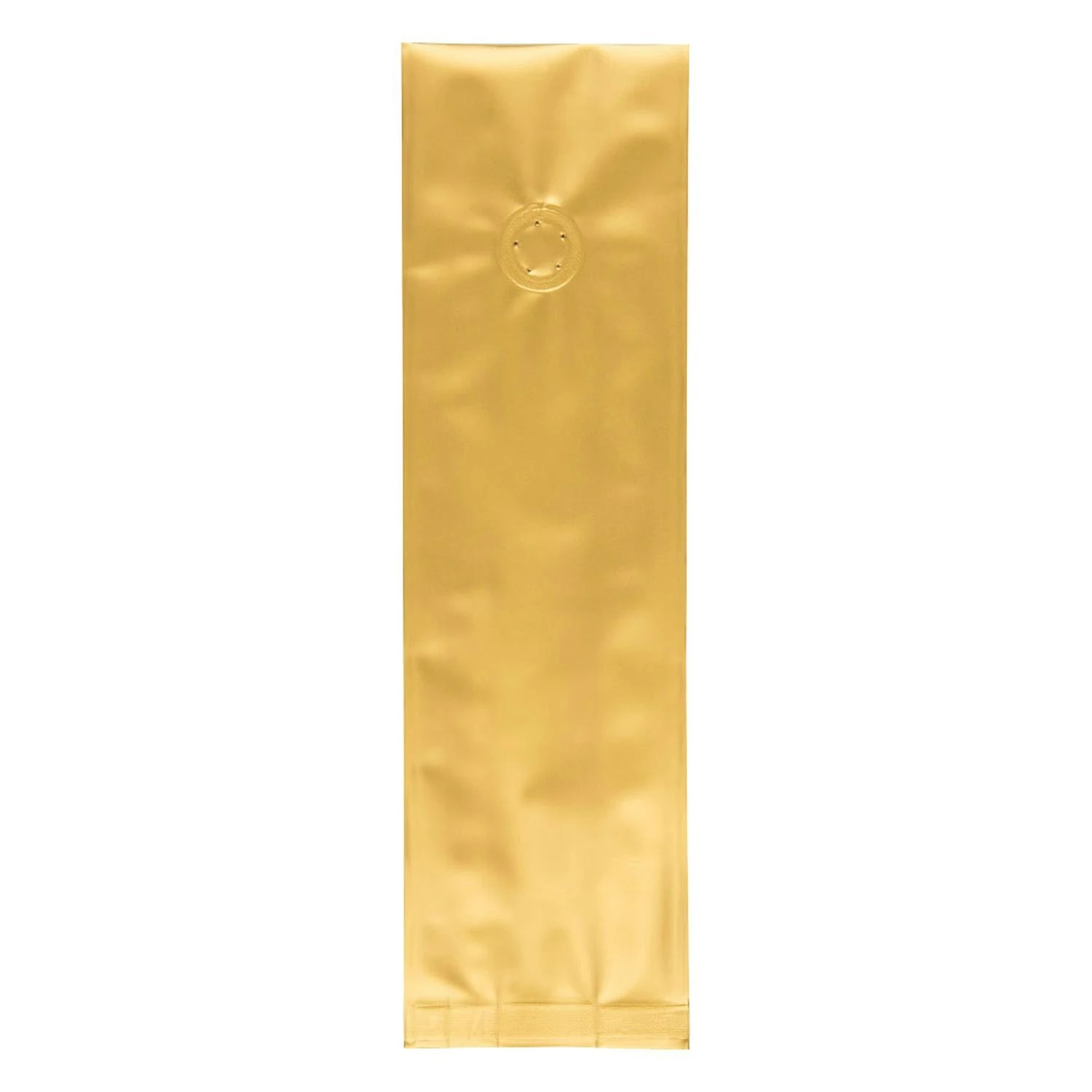 1000x Seitenfaltenbeutel 105+60x330mm Siegelnaht Aromaschutzventil Gold 4 1000x Seitenfaltenbeutel 105+60x330mm Siegelnaht Aromaschutzventil Gold – Bild 2