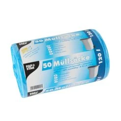 500 Müllsäcke, HDPE 120 L 110 Cm X 70 Cm Blau -Backzeug Laden cd5bfcd3 01d7 446c 8753 a255a4b613d4
