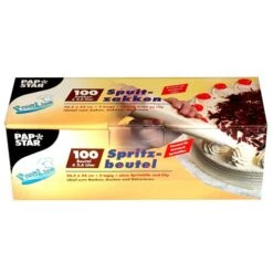 PAPSTAR 100 Spritzbeutel 0,4 L 30,5 Cm X 16,2 Cm Transparent -Backzeug Laden cdcf30be 63af 41fa b316 ba734cb62b46