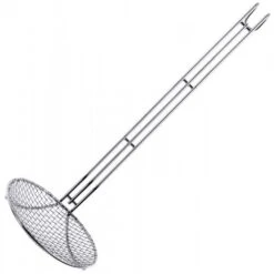 2x Contacto Frittierlöffel Rund, Aus Edelstahl, Konzentrische Ringe Stiellänge: 50 Cm,Durchmesser Schaufel: 24 Cm -Backzeug Laden d90ad288 a9e9 4fd3 a58e c6bcfa6f4968 3