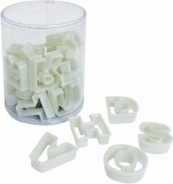 2x Contacto Ausstechformen Buchstaben, Weißblech, 26 Buchstaben, Länge: 25 Mm, Höhe: 20 Mm -Backzeug Laden ddc8b5c0 3049 4efb 90de 8d8c24154efe