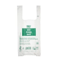 PAPSTAR 2000 Hemdchen-Tragetaschen, HDPE 48 Cm X 22 Cm X 12 Cm Transparent Knotenbeutel -Backzeug Laden e1d61032 fb32 42d0 9e63 fe4454edb85e 3