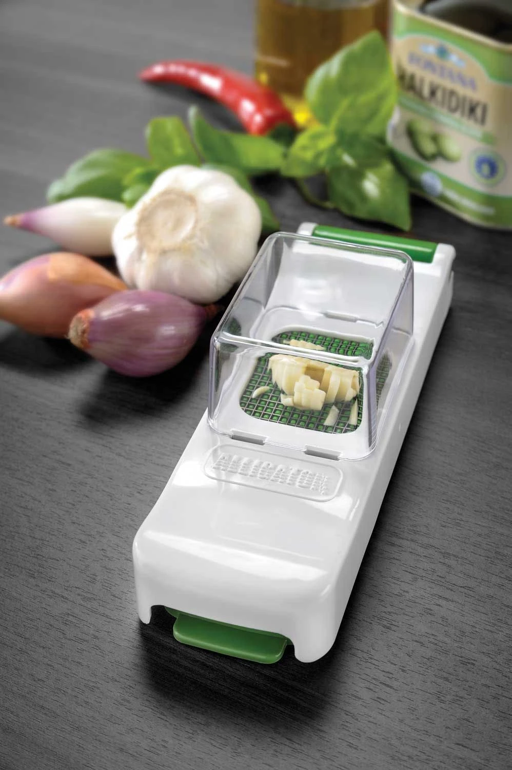 Alligator Mini Chopper Gemüseschneider, Zwiebelschneider Knoblauchschneider Kleine Würfelchen 8 Alligator Mini Chopper Gemüseschneider, Zwiebelschneider Knoblauchschneider Kleine Würfelchen – Bild 6