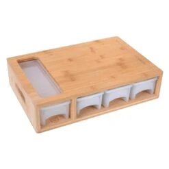 Schneidebrett Mit Auffangschale Je 2 Herausnehmbaren Aus Bambus Und Kunststoff -Backzeug Laden f480164a e51c 409d 837c 1dde282bca86