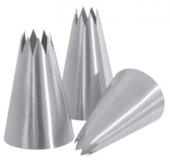 10x Contacto Sterntülle Fugenlos Gezogen, Aus Edelstahl 18/10, Seidenmatt Poliert, 5 Cm Hoch, Lochdurchmesser: 11 Mm -Backzeug Laden f7fef093 e31a 487e 838f 5e898bc97cdf 1